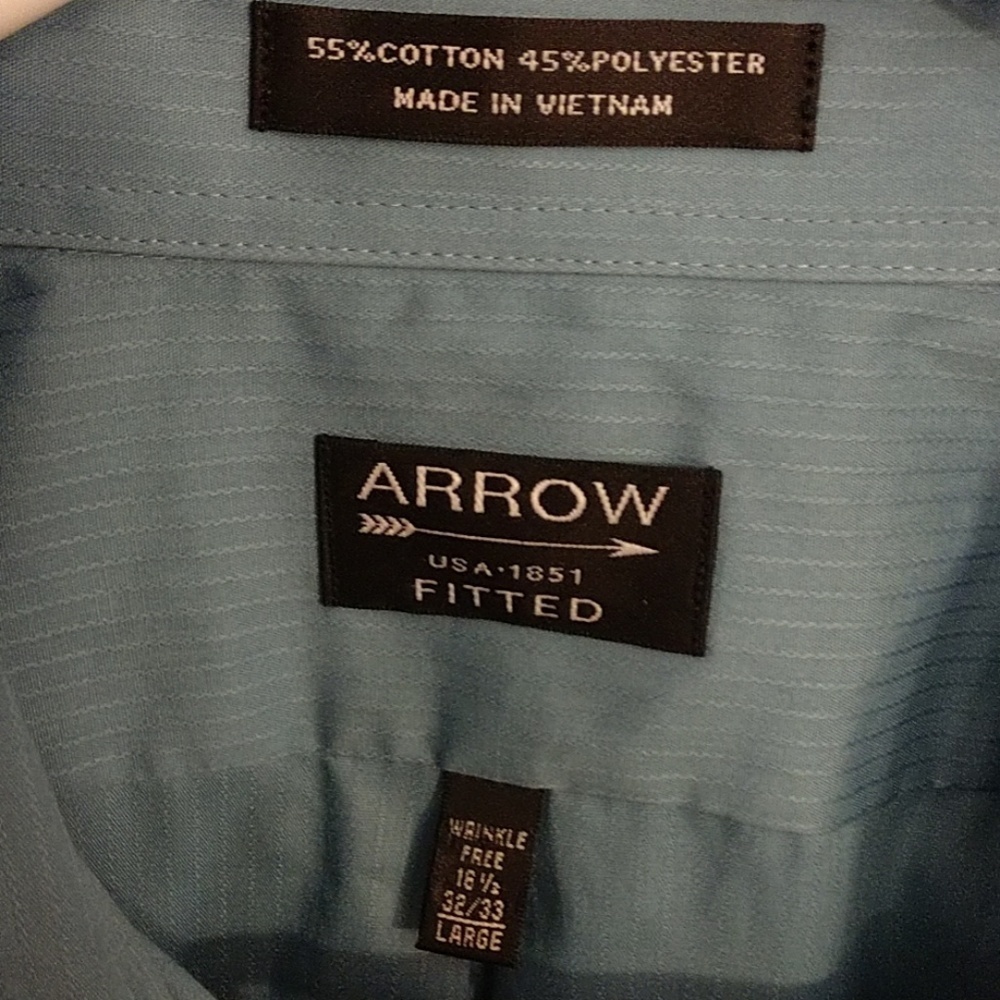 Blue Arrow Dress Shirt - Picture 2 of 4